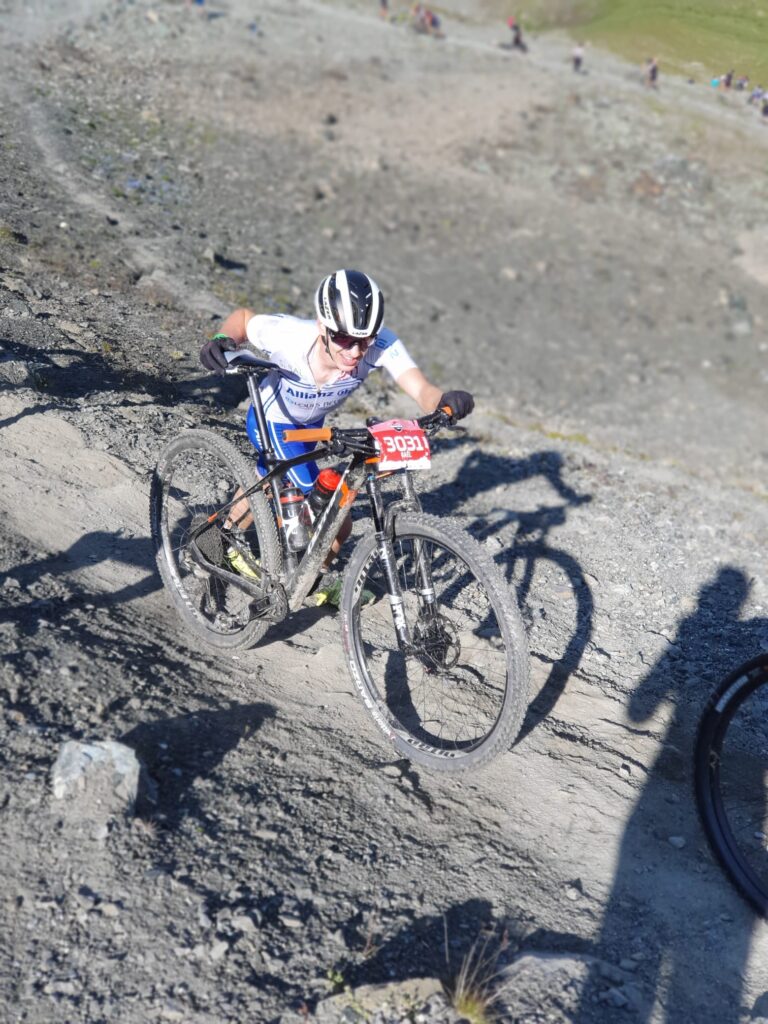 Gaël Lachat au Grand Raid