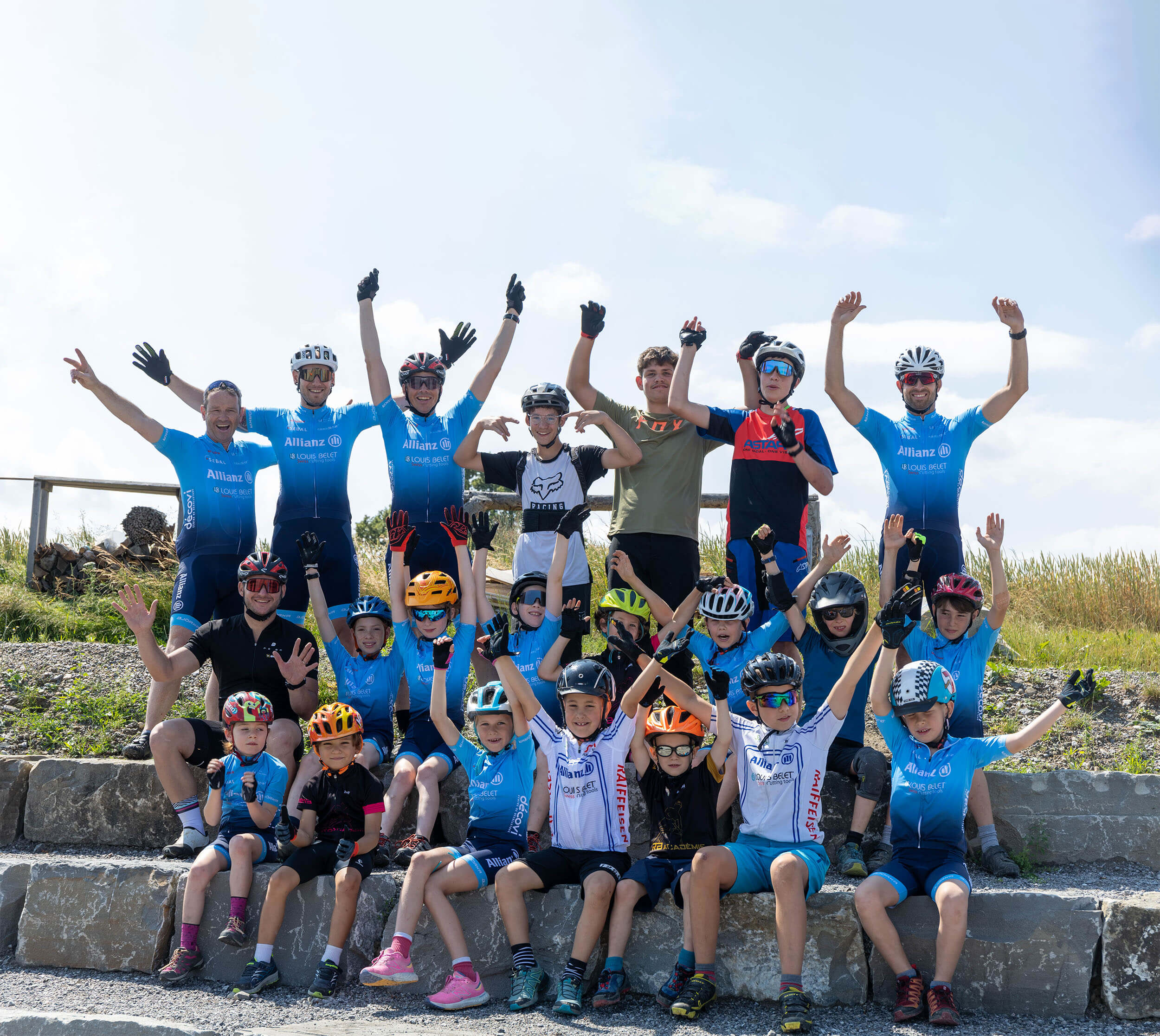 Ecole de vélo en sortie au Swiss Bike Park