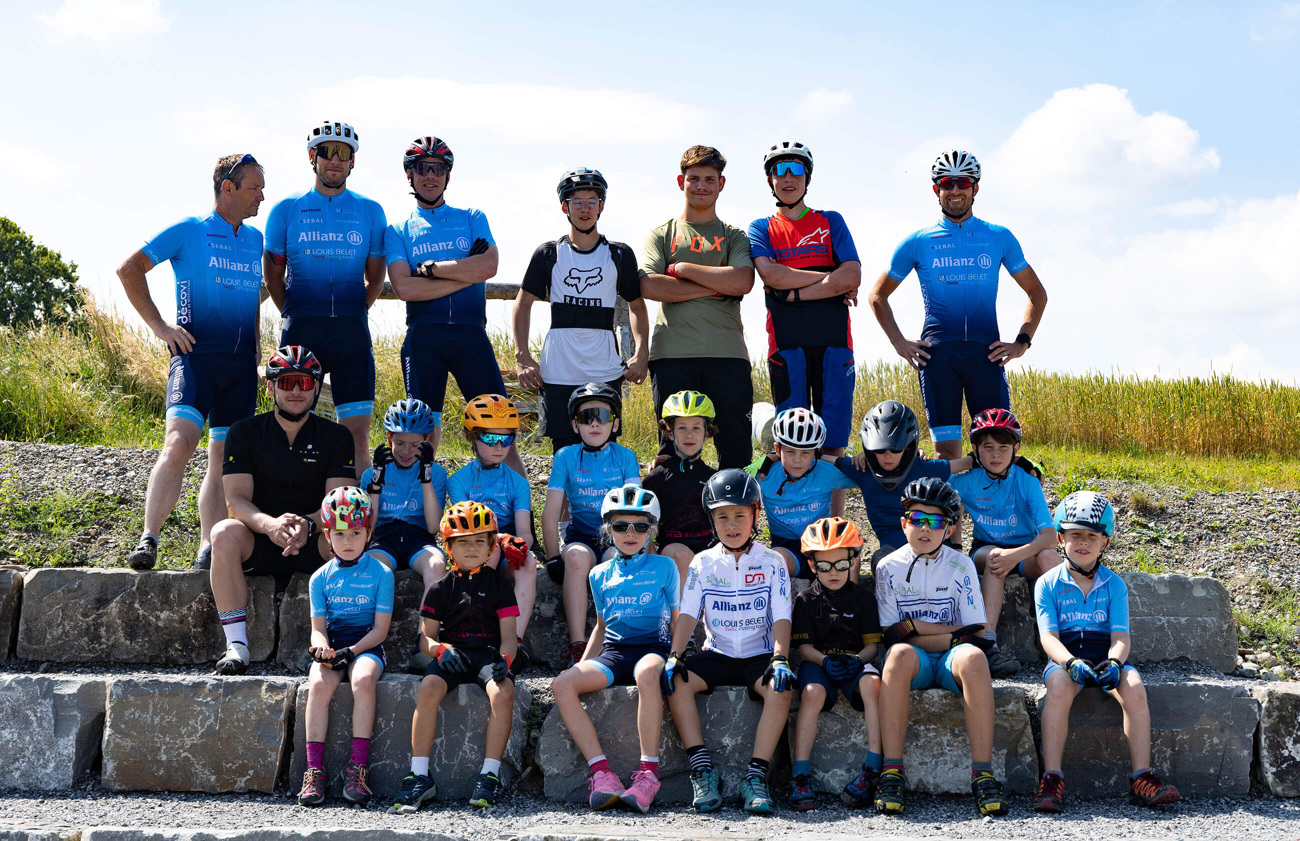 Ecole de vélo en sortie au Swiss Bike Park