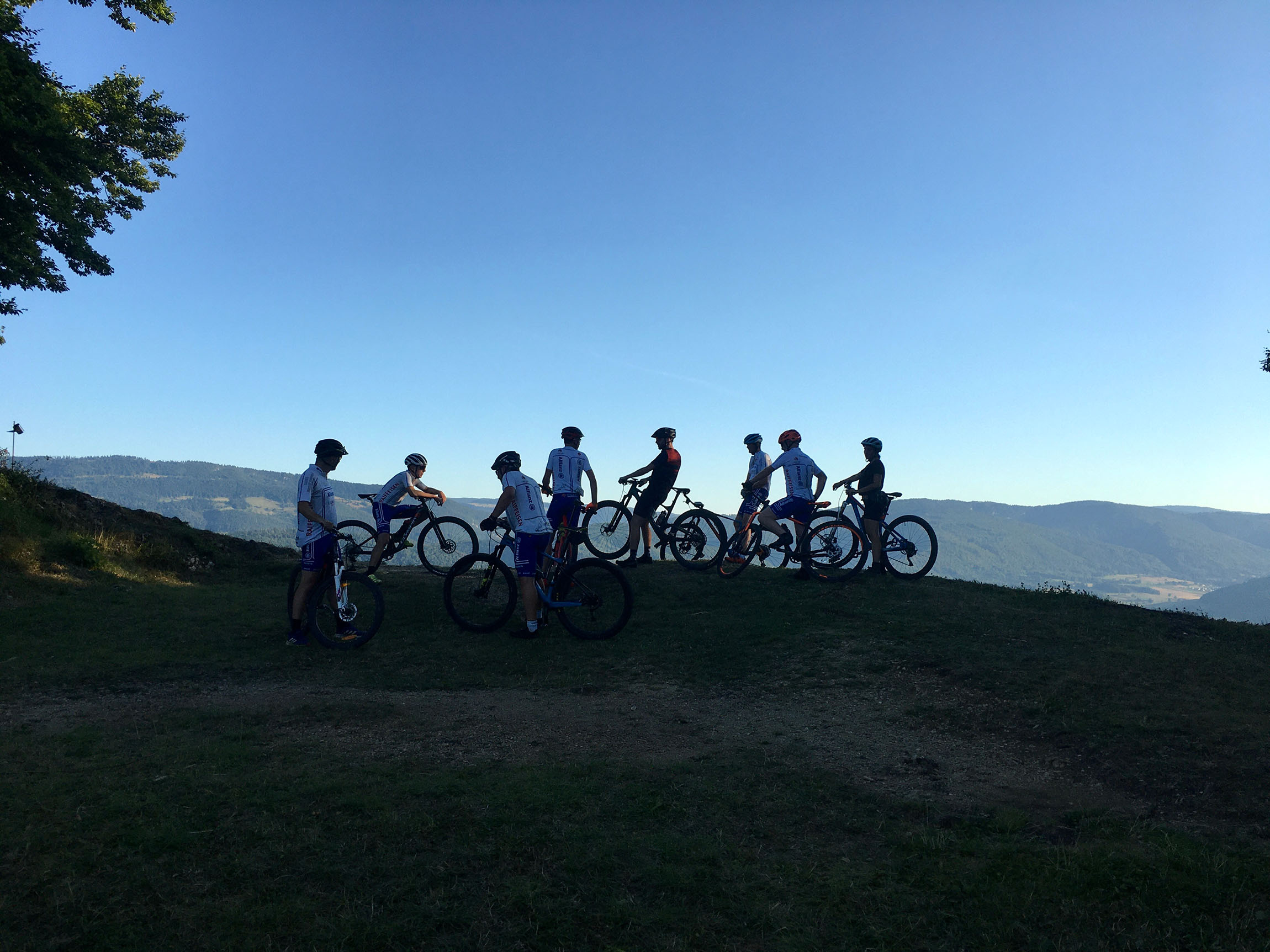 Sortie à VTT vers la Pierreberg